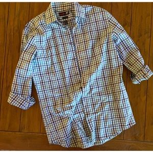 JF J. Ferrar Slim Men’s Casual Shirt M